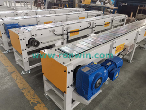 Automatic Table Top Steel Slat Chain Conveyor System