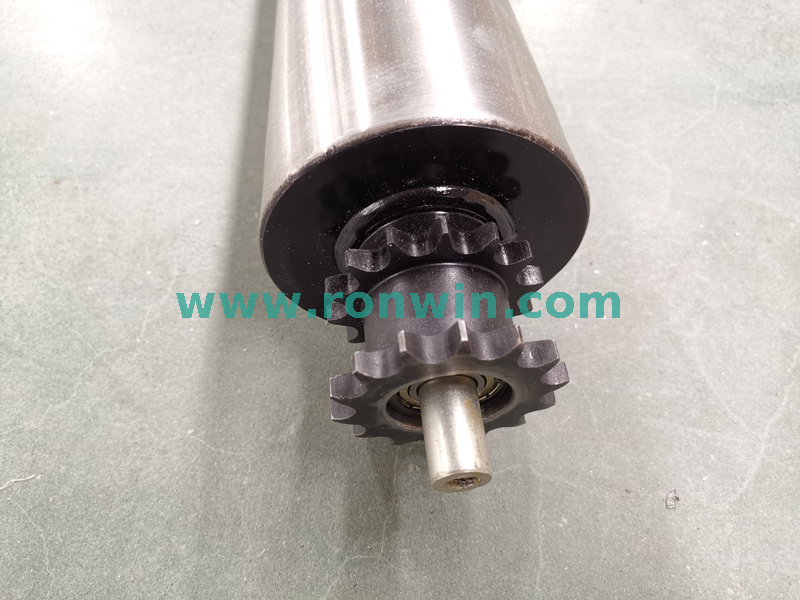 Heavy Duty Steel Sprocket Tapered Steel Conveyor Roller