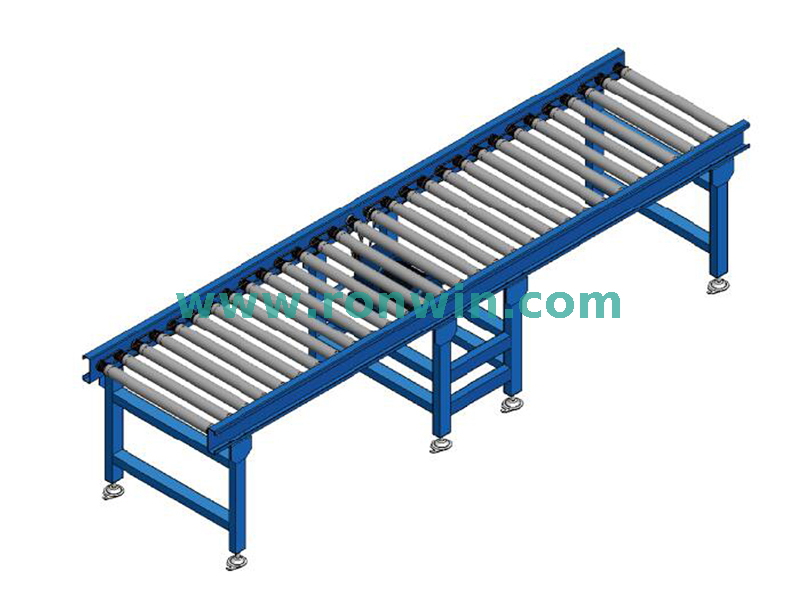 Straight Toothed Pulley Belt Driven Roller Conveyor Line